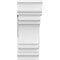Ekena Millwork Standard Olympic Architectural Grade PVC Bracket with Traditional Ends, 5"W x 14"D x 14"H BKTP05X14X14OLY01 - alternate 2
